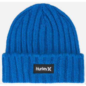 Hurley Squaw Beanie Cable Knit Costal Blue One Size Men's